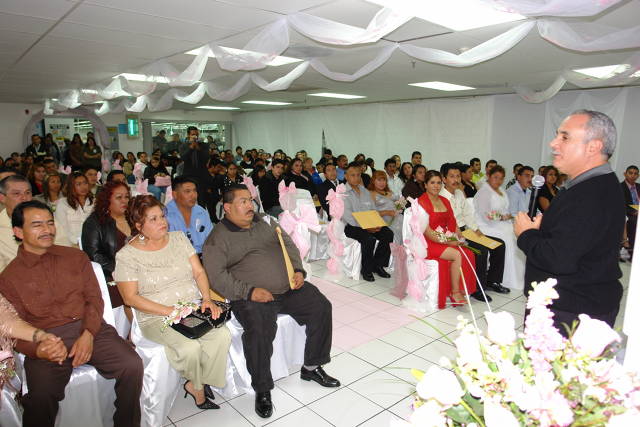 When Plamex started the mass wedding program the city of Tijuana required