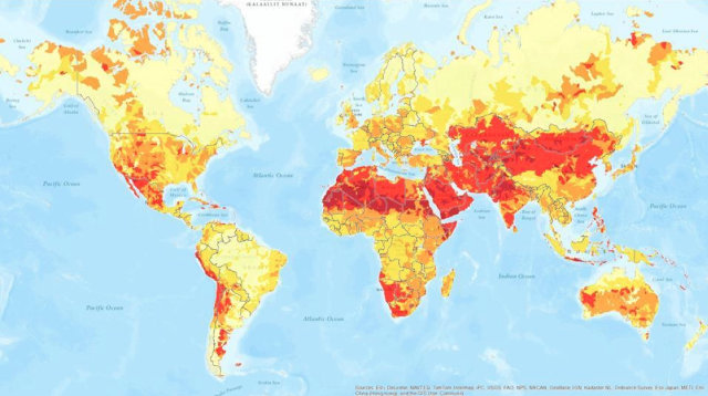 Mapa interactivo de riesgos del agua
